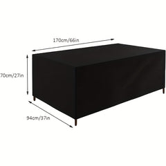 Waterproof Outdoor Table Cover UV Resistant Snow Dust Wind Proof