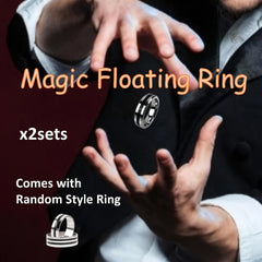 Floating Ring Invisible Thread & Wax Set Close Up Magic Trick
