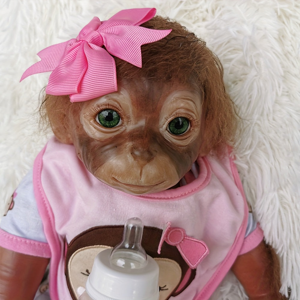 Reborn Toddler Doll Soft Touch Realistic Monkey Gift