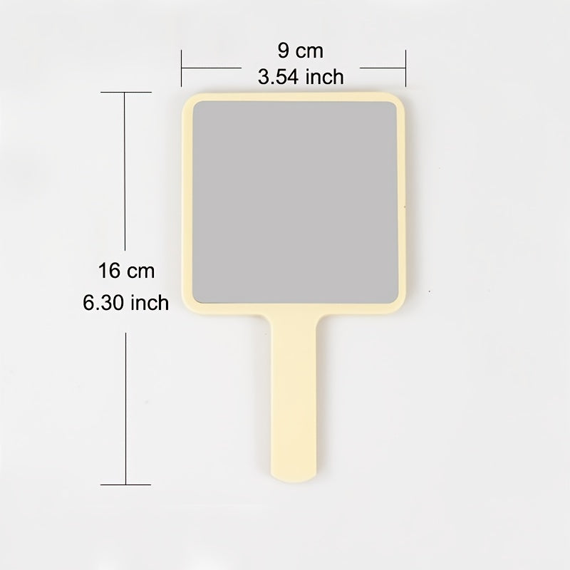 Handle Mirror Square Beauty Makeup Mirror For Women SPA Salon Professional