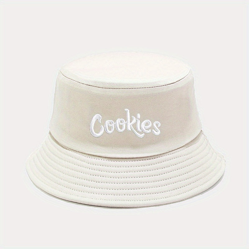 COOKIES Bucket Hat Outdoor Sun Cap Packable Travel Beach Hat