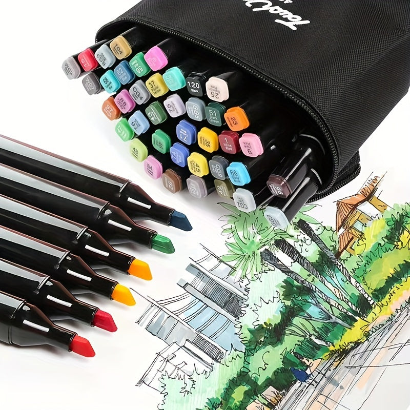 Dual Tip Art Markers Set for Kids & Adults