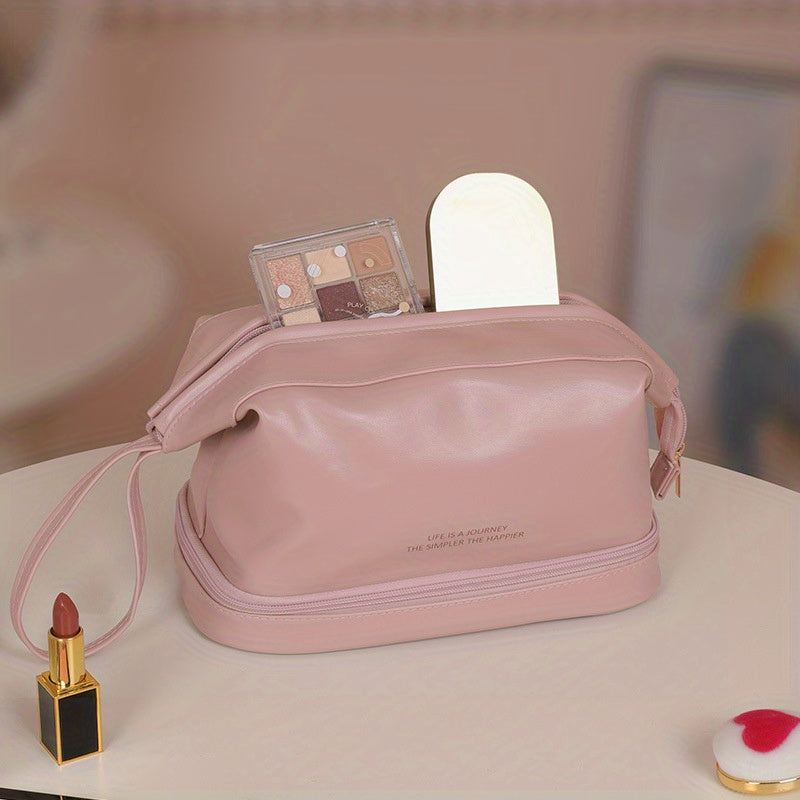 Portable Double Layer Wash Bag for Travel
