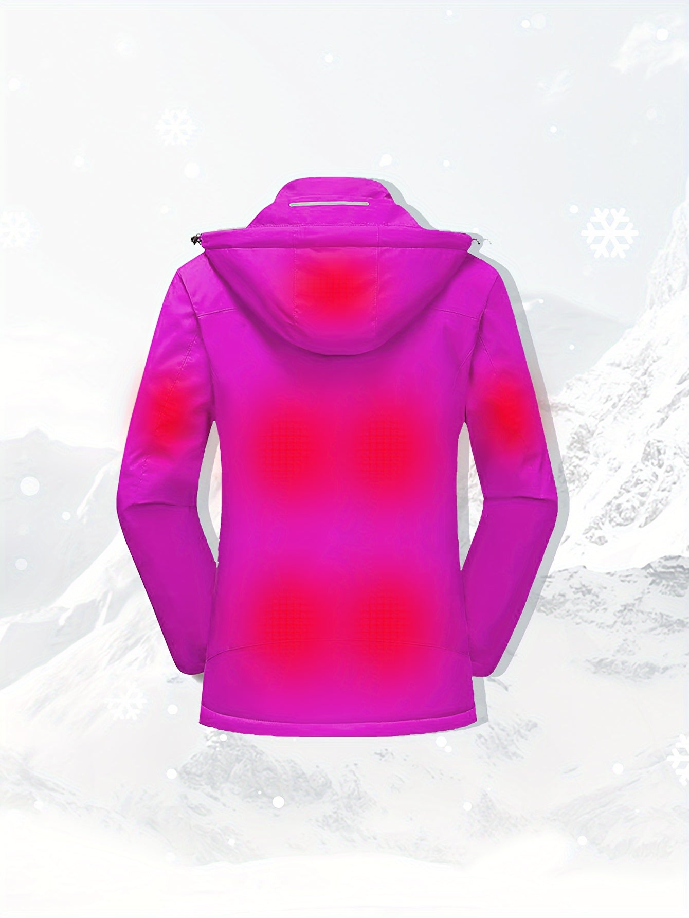 Waterproof Hooded Ski Jacket for Women