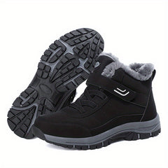 Burgundy Thermal Snow Boots Women Waterproof Non-slip Shoes Fall Winter