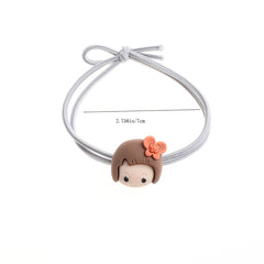 Resin Little Girl Hair Ties Cartoon Hair Accessories Headband