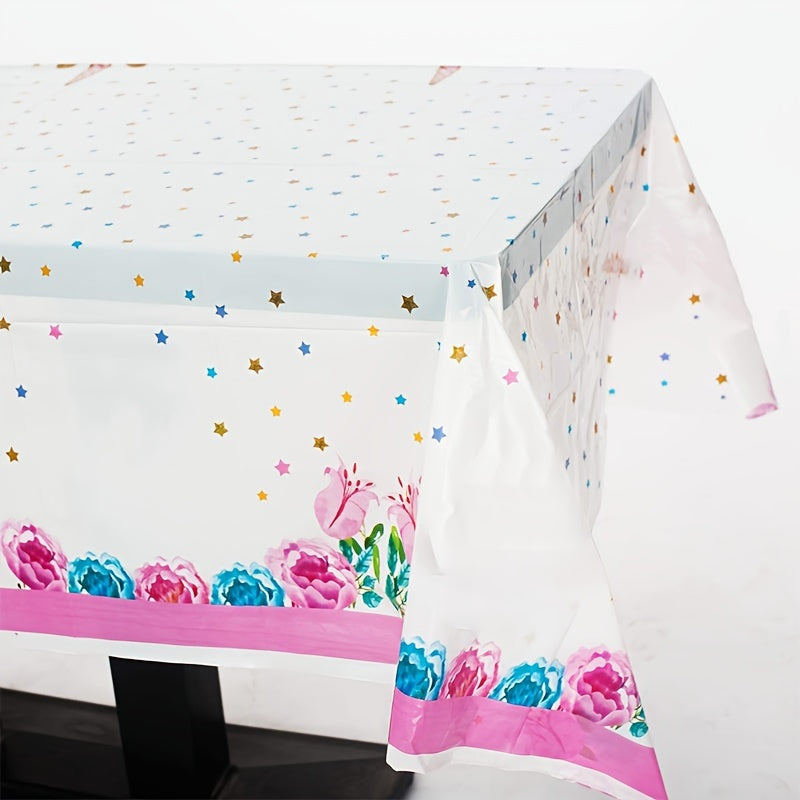 Unicorn Tablecloth for Birthday Party Decoration