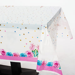 Unicorn Tablecloth for Birthday Party Decoration