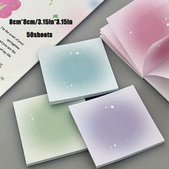Colorful Gradient Note Paper Book Tearable Small Notepad