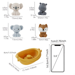 Water Play Animals Bath Toys Set - Perfect Gift for Kids