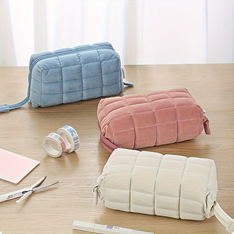 Large Capacity Plush Pen Bag Stationery Storage Bag