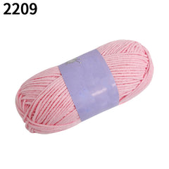 4pcs Soft Milk Cotton Yarn for Knitting Crochet