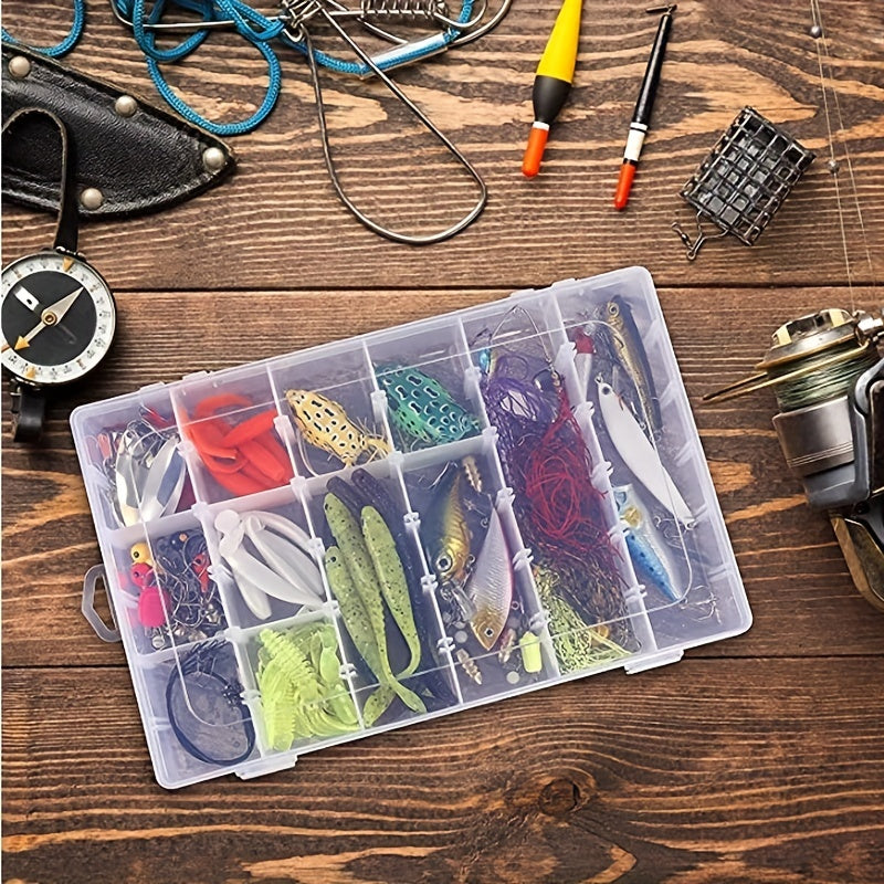 Transparent Plastic Storage Box Jewelry Organizer Case