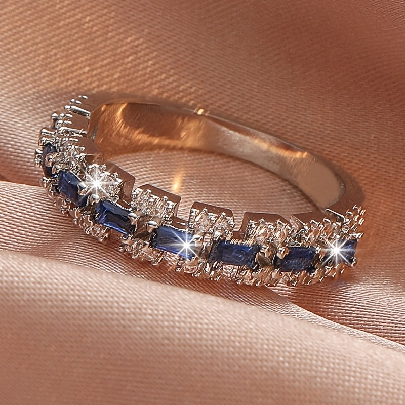 CZ Finger Ring For Women Bride Wedding Party Gift