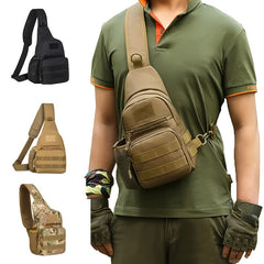 Men's Waterproof Adventure Chest Bag - Travel & Hiking Crossbody Use