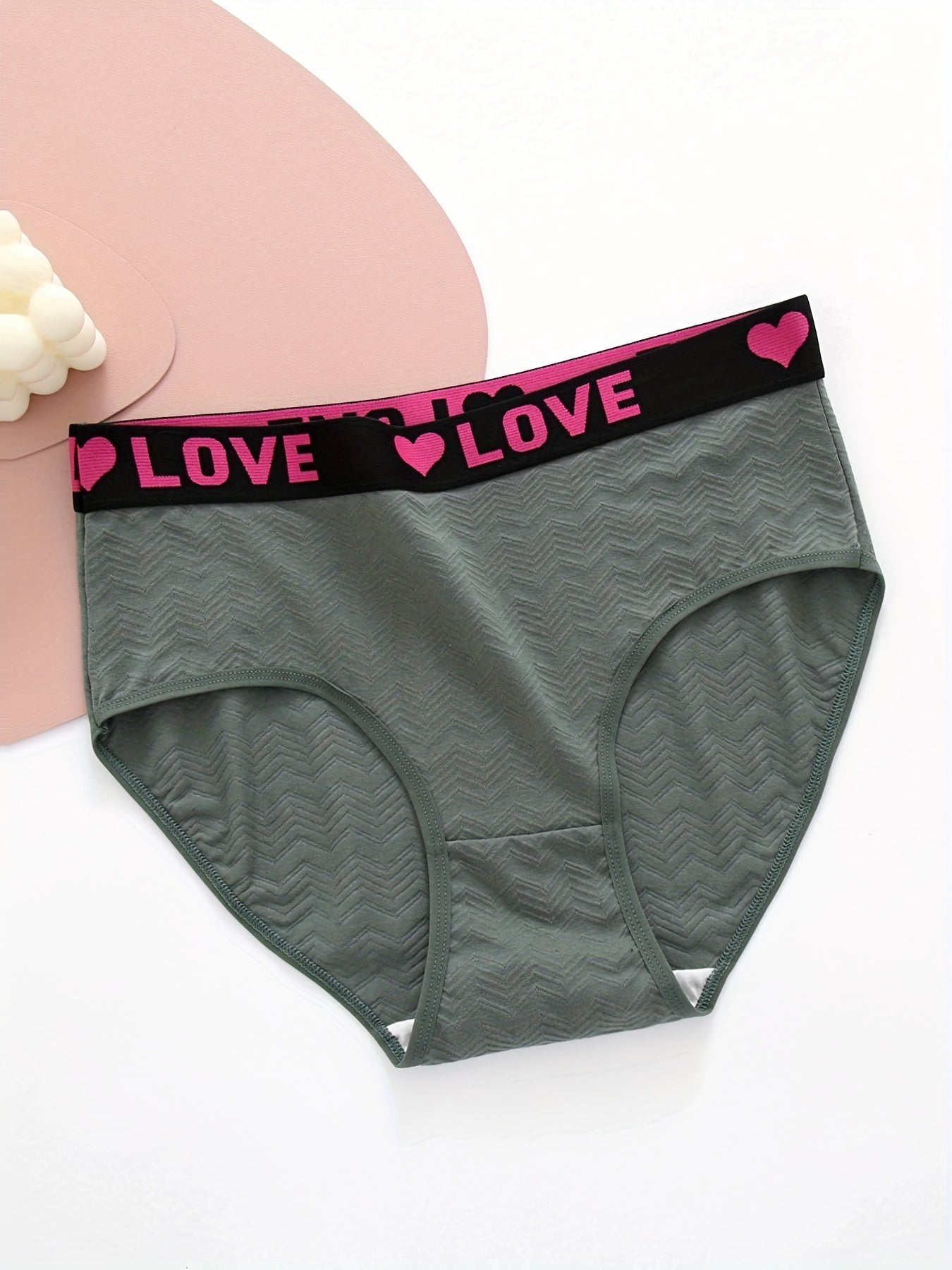 5 Pack Plus Size Briefs Women's Soft Breathable Medium Stretch Panties