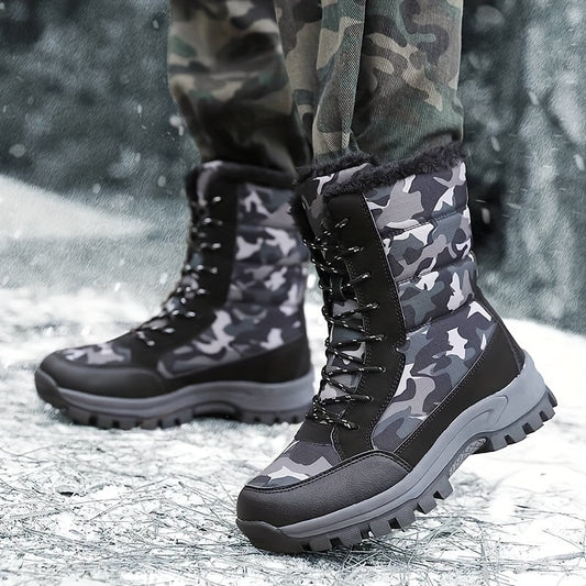 Women's Camo High Boots Anti Slip Hiking Shoes