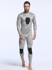 Men's Camo 3mm Neoprene Diving Suit Warm Anti Jellyfish Wetsuit