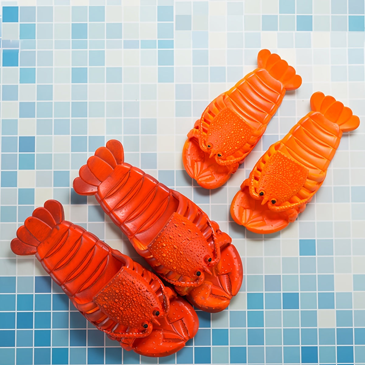 Men's Lobster Slides Lightweight Non Slip Slippers