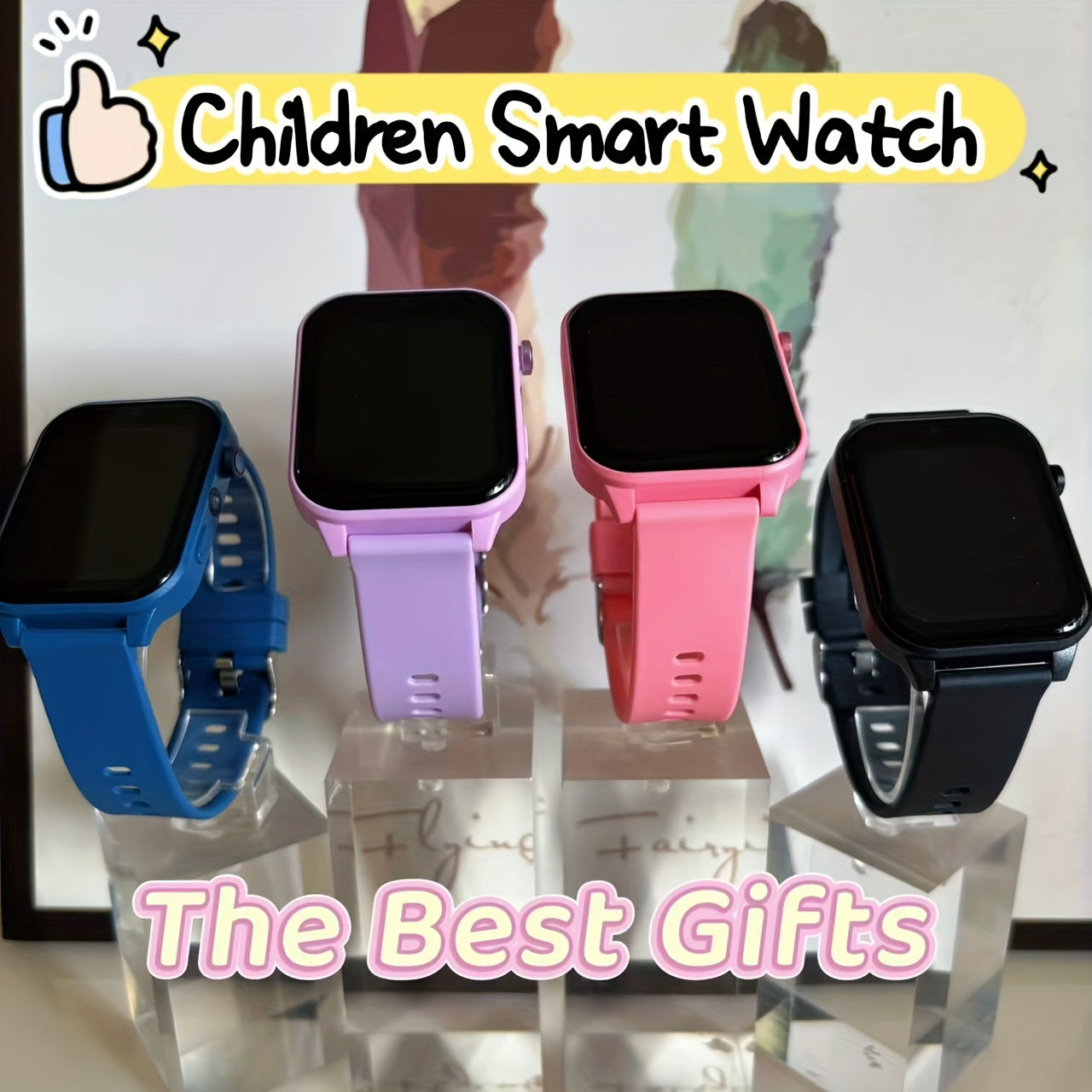 Kids Smart Watch Touchscreen Learning Music Player Pedometer Alarm Clock