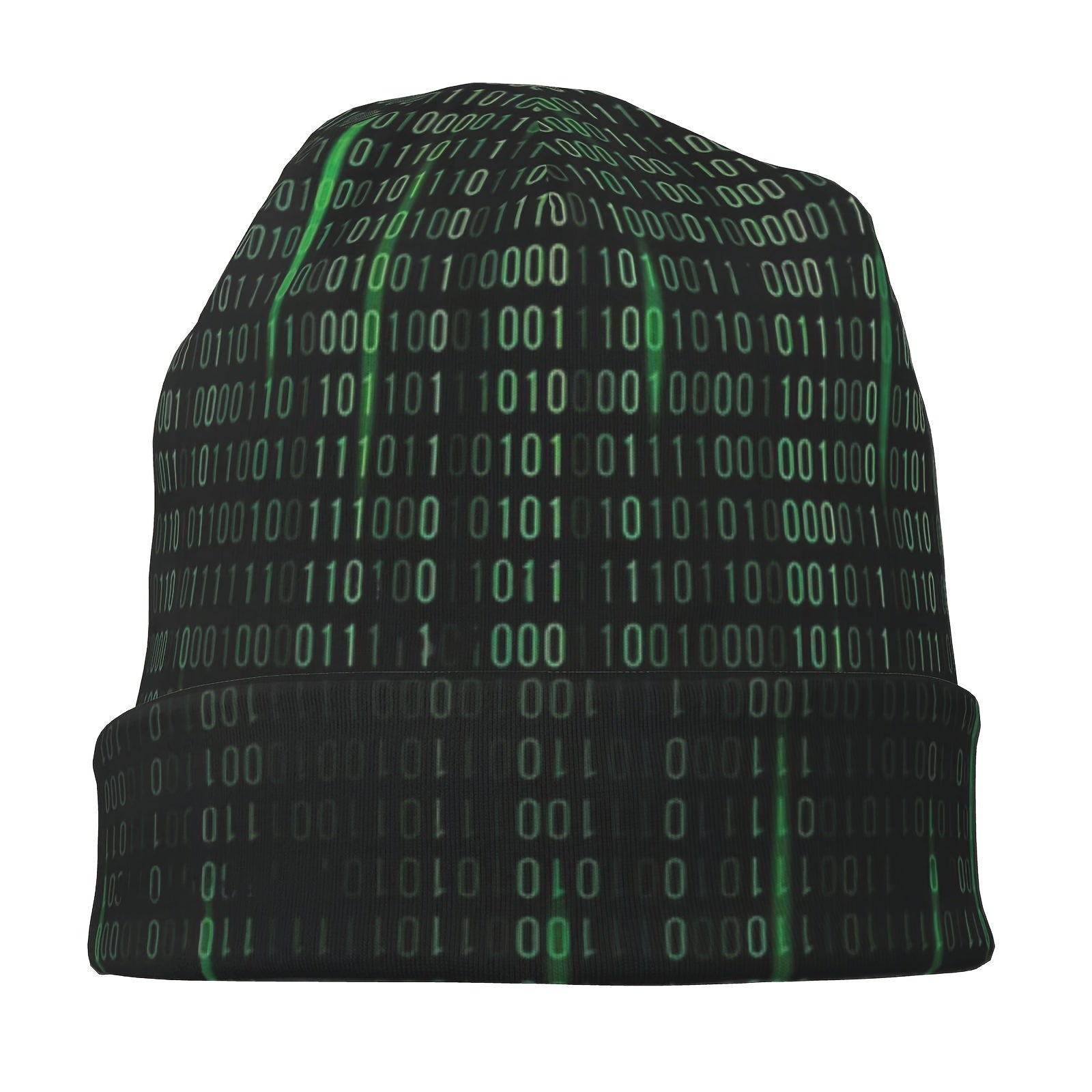 The Matrix Green Beanies for Autumn & Spring, Unisex Beanie Hats