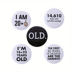 18th Birthday Enamel Pins Custom Brooches Lapel Badges