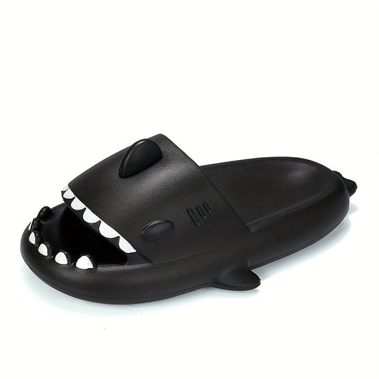 Women's Shark Slippers Open Toe Slip On Shoes Indoor & Outdoor