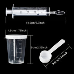 Bird Baby Feeder Plastic Feeding Tool Pet Milk Needle