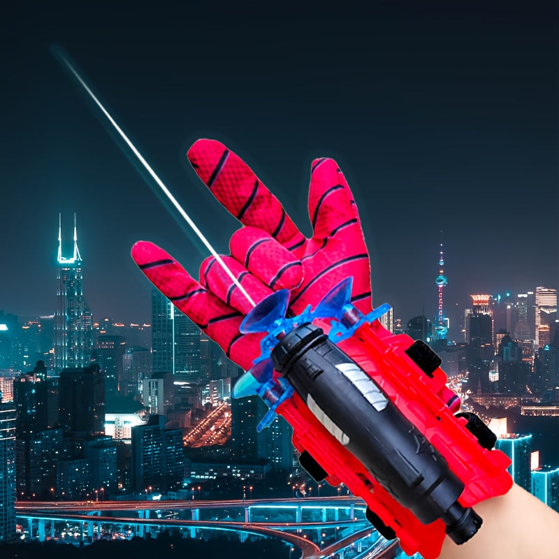 Spider Silk Launcher Soft Bullet Gun Toy Hero Sp...