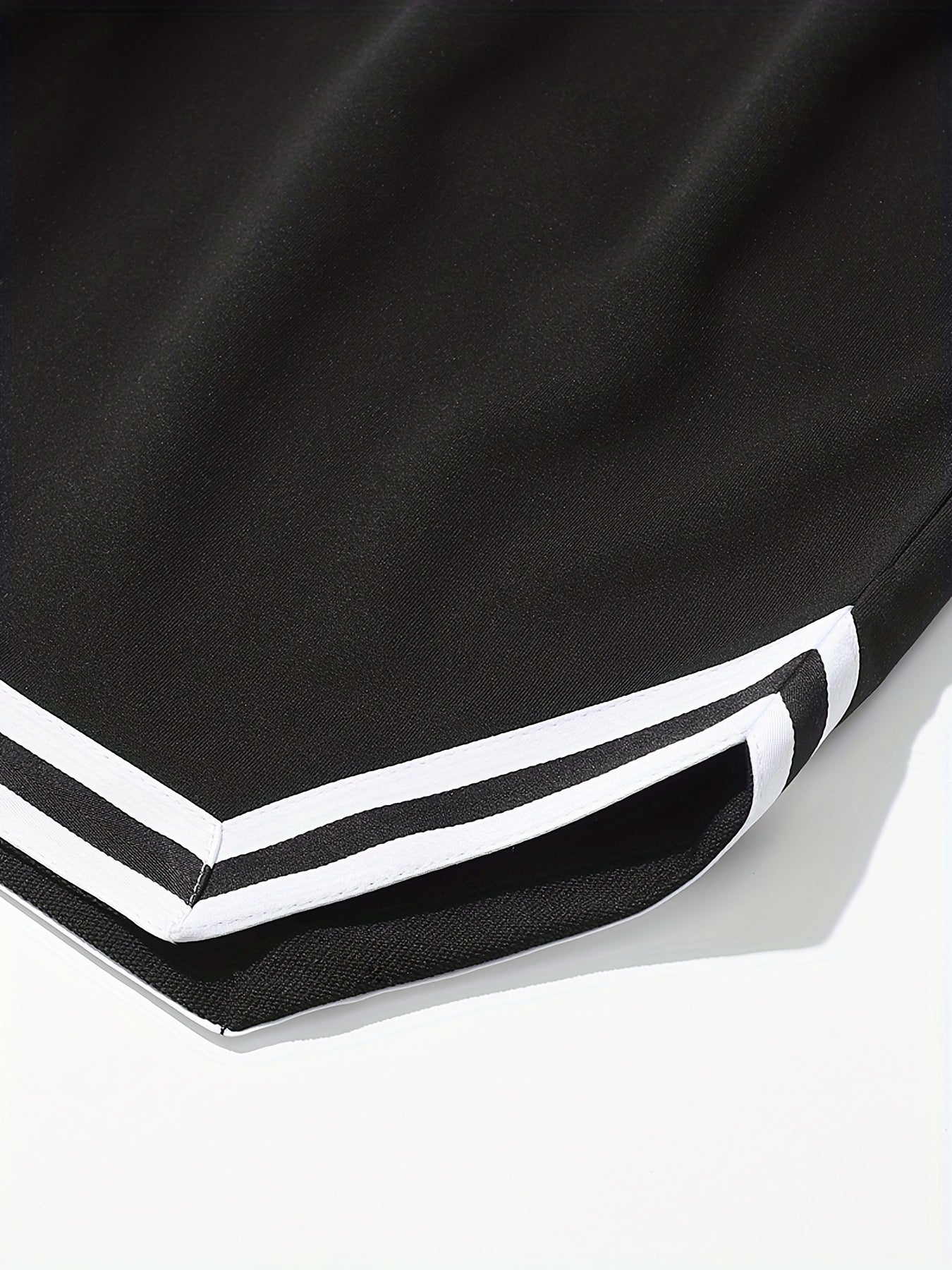 Men's Bottom Stripe Comfy Shorts Drawstring Waist