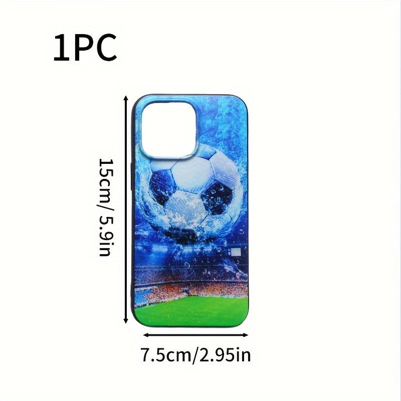Football Print Drop Proof Full Body Protective Phone Case For IPhone