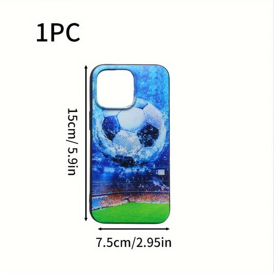 Football Print Drop Proof Full Body Protective Phone Case For IPhone