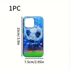 Football Print Drop Proof Full Body Protective Phone Case For IPhone