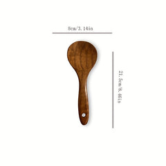 Cork Soup Spoon Wooden Shovel Non-stick Pot Rice Spoon