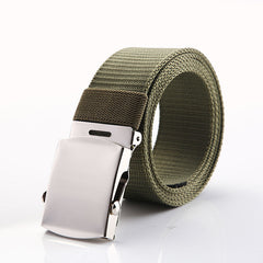 Men's Automatic Buckle Canvas Tactical Belt