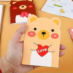 5pcs Animal Notebook Set - Random Designs - Writing Drawing Organiz