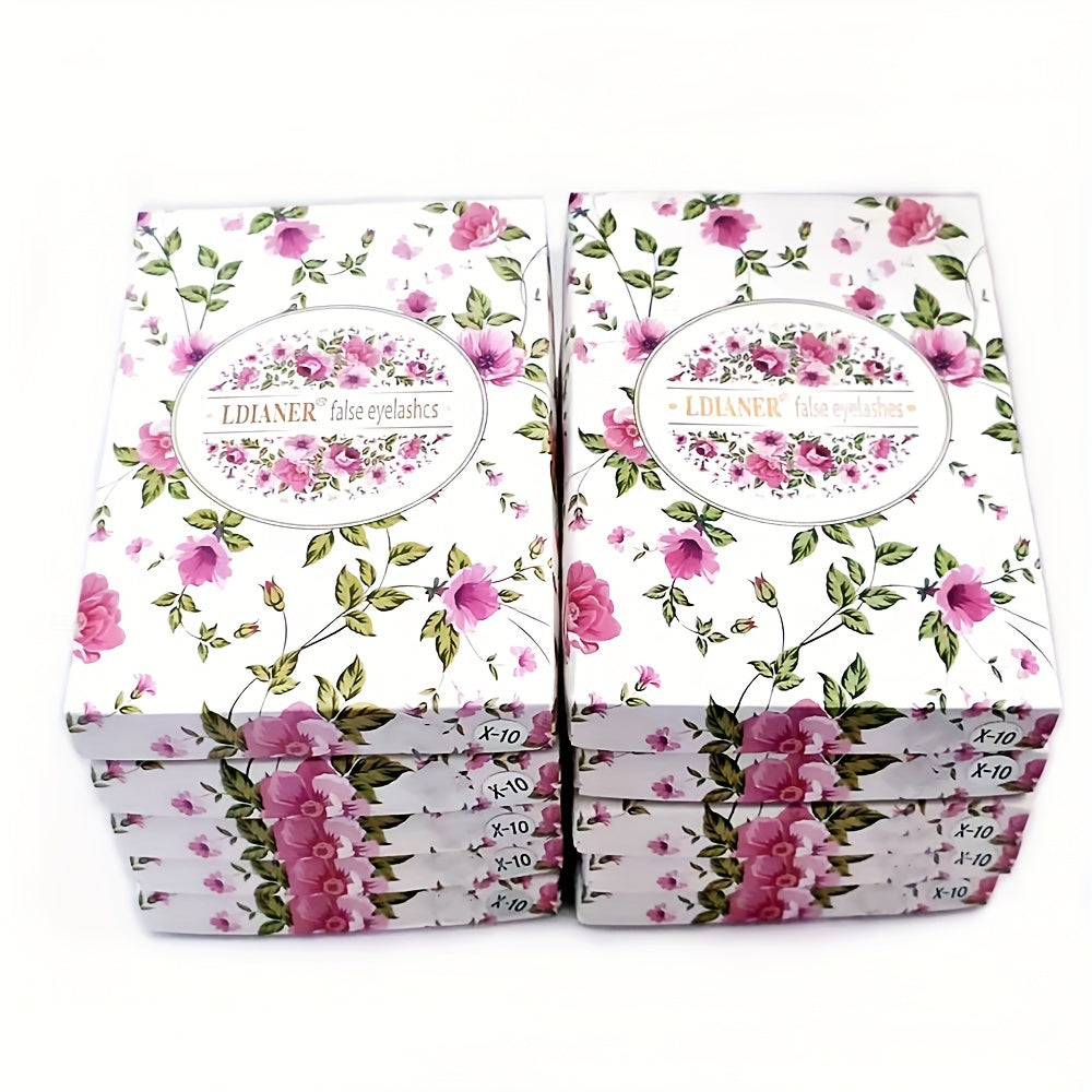 Faux Mink Lashes Natural False Eyelashes for Daily & Party Use 100 Pairs