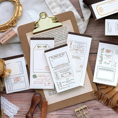 50 Pcs Berwick Manor Message Notepad Notes Paper Pack