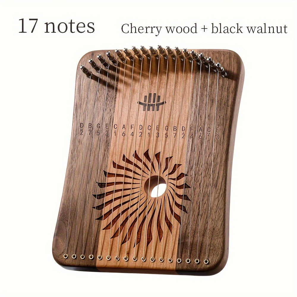 Hluru Lyre 17 31 Stringed Lyre Finger Playing Strings Thumb Piano Veneer Harp