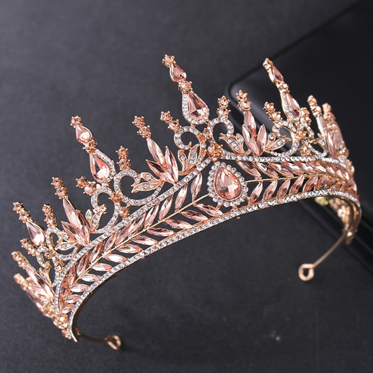 Baroque Rhinestone Crown Hairband Headband Wedding Party Favor