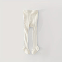 Girls Ribbed Cotton Leggings Tights for Spring & Autumn