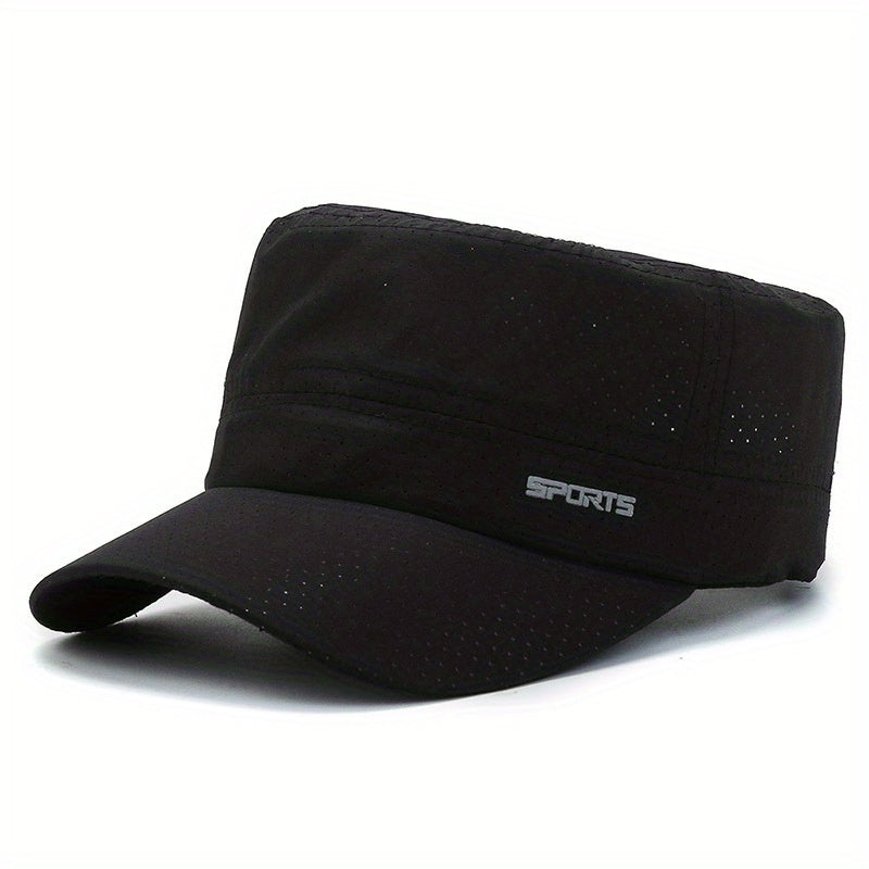 Outdoor Sun Visor Mesh Flat Hat for Men and Women