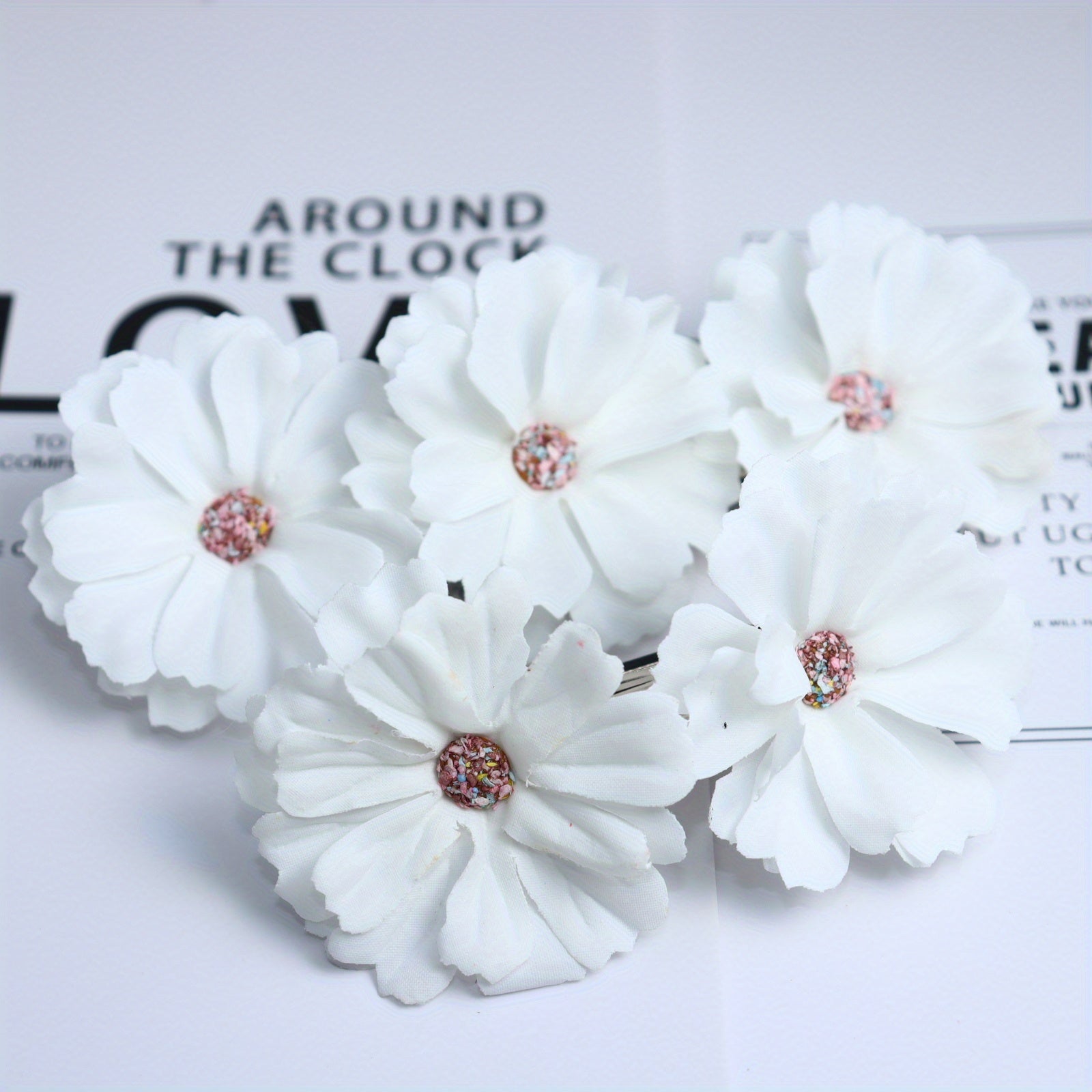 Flower Hair Clip for Women Girls Sweet Hair Clip