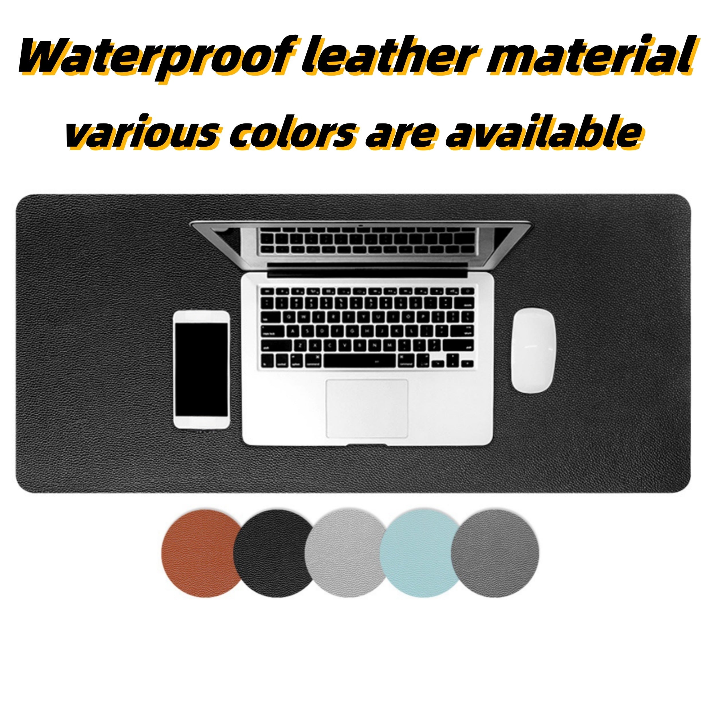Waterproof PU Leather Mouse Pad Large Size Keyboard Mat