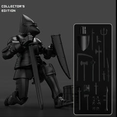 Mechanical Medieval Knight Toy Model Kit with Accessories