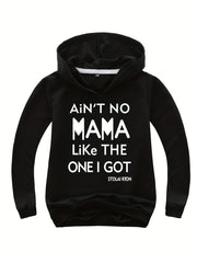 Kids Cozy Letter Print Hoodie Pullover Sweatshirt