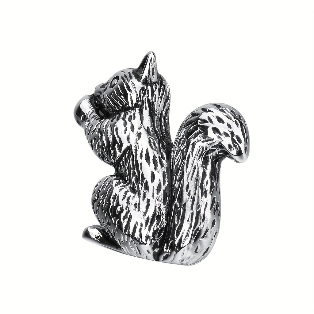 Squirrel Collar Buckle Pin Animal Suit Shirt Decoration