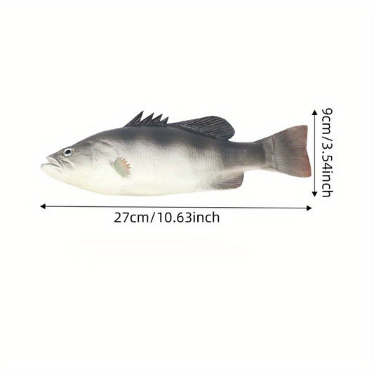 Realistic Bass Marine Animal Model Toy Ornament