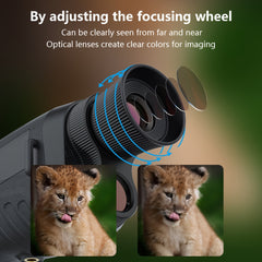 1080p HD Digital Night Vision Monocular With Optical Zoom