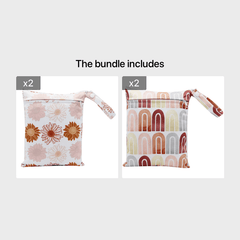 Asenappy Blossom Prints Diaper Bag for On-the-Go Moms